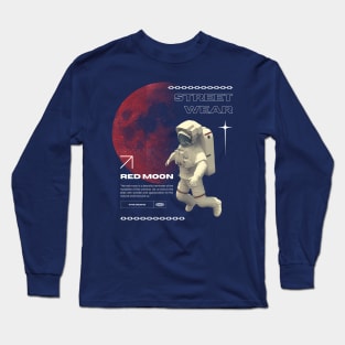 MOON RED Long Sleeve T-Shirt